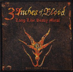 3 Inches Of Blood Long Live Heavy Metal 143031 1 - Small Printed Patch