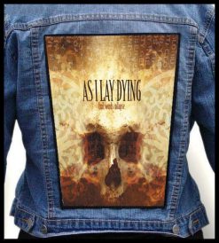 As I Lay Dying Frail Words Collapse - Photo Quality Printed Back Patch