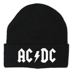 Ac Dc - Embroidery Warm Knit Winter Cap