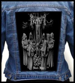 Besatt Black Mass - Photo Quality Printed Back Patch