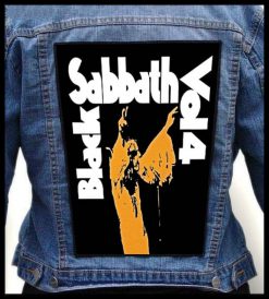 Black Sabbath Vol 4 - Photo Quality Printed Back Patch