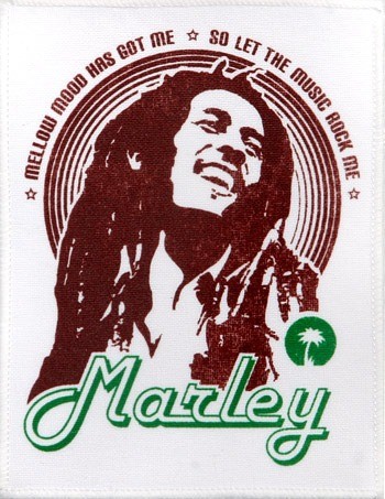 Bob Marley 54048 1 - Small Printed Patch
