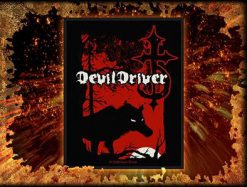 Devildriver Wolf 140144 1 - Small Printed Patch