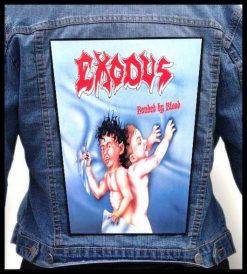 Exodus Bonded By Blood - Photo Quality Printed Back Patch