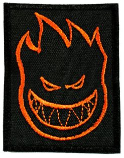 Fire Skull 16580 1 - Small Printed Patch