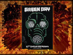 Green Day Gas Mask 138017 1 - Small Printed Patch
