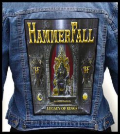 Hammer Fall Legacy Of Kings - Photo Quality Printed Back Patch