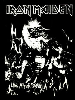 Iron Maiden Live 16820 1 - Small Printed Patch