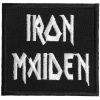 Iron Maiden Logo White 17585 1 - Small Printed Patch