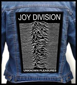 Joy Division Unknown Pleasures - Photo Quality Printed Back Patch