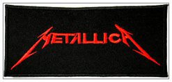 Metallica Logo Red 131348 1 - Small Printed Patch