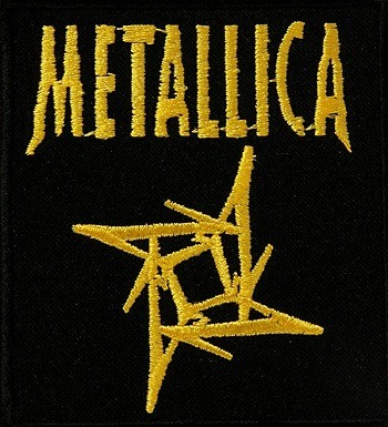 Metallica Yellow Logo 33526 1 - Small Printed Patch