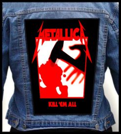 Metallica Kill'em All - Photo Quality Printed Back Patch