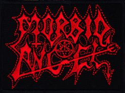 Morbid Angel Red Logo 132137 1 - Small Printed Patch