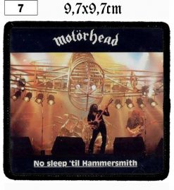 Motorhead No Sleep 'Till Hammersmith (07) - Small Printed Patch