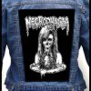 Necrophagia Head - Photo Quality Printed Back Patch