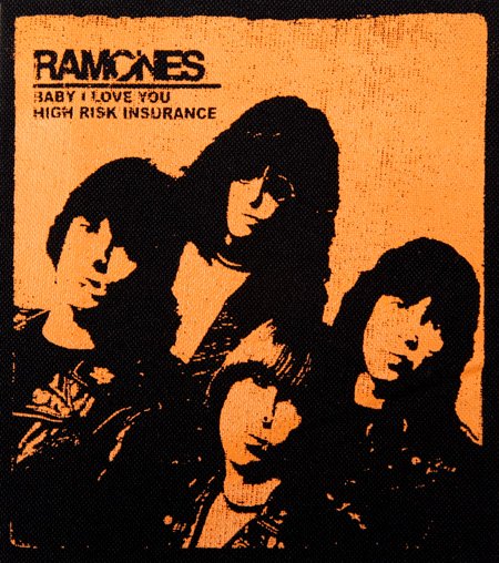 Ramones Baby I Love You 142304 1 - Small Printed Patch