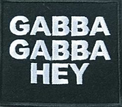 Ramones Gabba Gabba Hey 26630 1 - Small Printed Patch