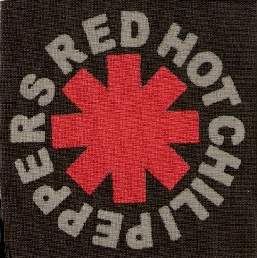 Red Hot Chili Peppers (Grey) - Small Printed Patch