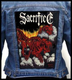 Sacrifice Torment In Fire - Photo Quality Printed Back Patch