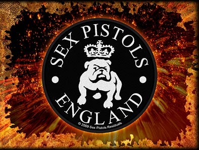 Sex Pistols Bulldog Logo Sp2474 Nraz 095 115190 1 - Small Printed Patch