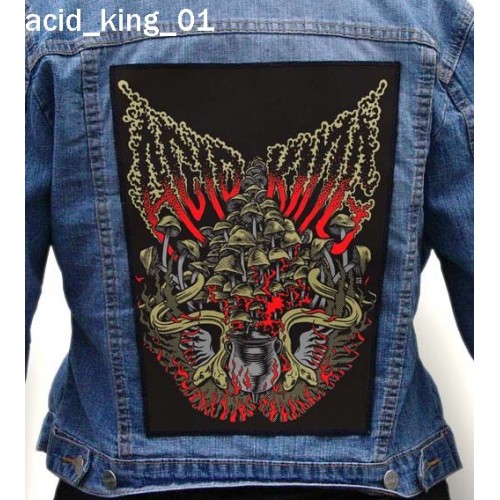 Acid King 01 - Photo Quality Printed Back Patch