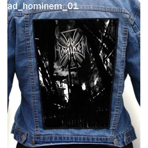 Ad Hominem 01 - Photo Quality Printed Back Patch