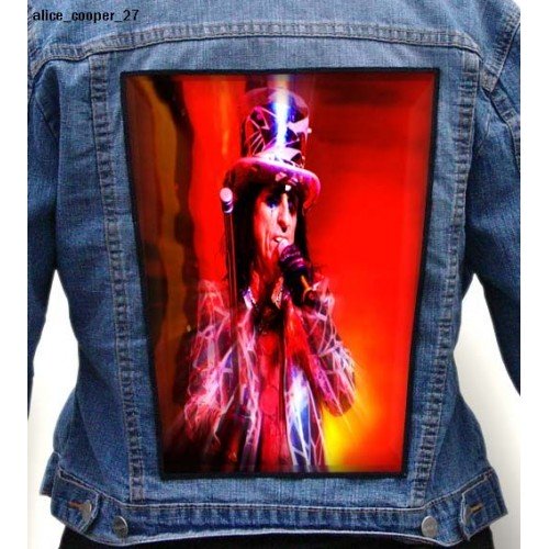 Alice Cooper 27 - Photo Quality Printed Back Patch
