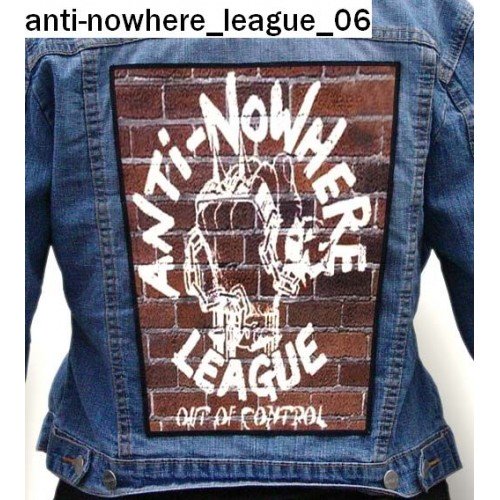 Anti Nowhere League 06 - Photo Quality Printed Back Patch