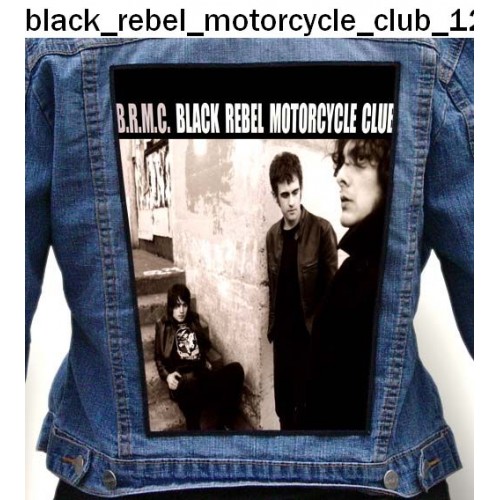 Black Rebel Motorcycle Club 12 - Photo Quality Printed Back Patch