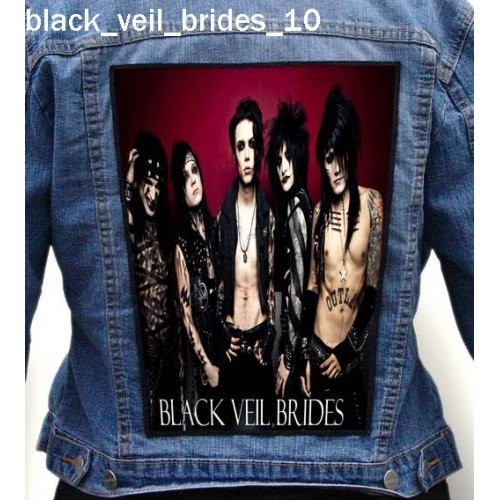 Black Veil Brides 10 - Photo Quality Printed Back Patch