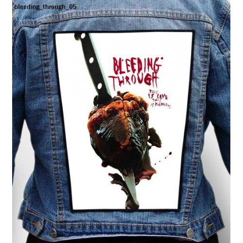 Bleeding Through 05 - Photo Quality Printed Back Patch