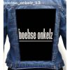 Boehse Onkelz 13 - Photo Quality Printed Back Patch