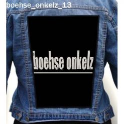 Boehse Onkelz 13 - Photo Quality Printed Back Patch