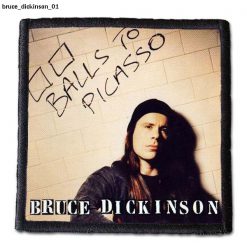 Bruce Dickinson 01 - Small Printed Patch