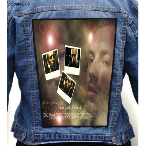 Coldplay 05 - Photo Quality Printed Back Patch