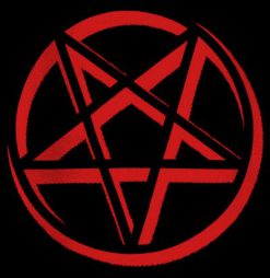 Czerwony Pentag 1896 - Small Printed Patch