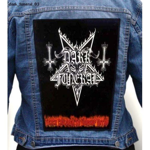 Dark Funeral 03 - Photo Quality Printed Back Patch