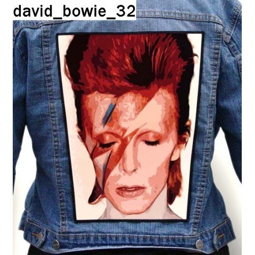 David Bowie 32 - Photo Quality Printed Back Patch