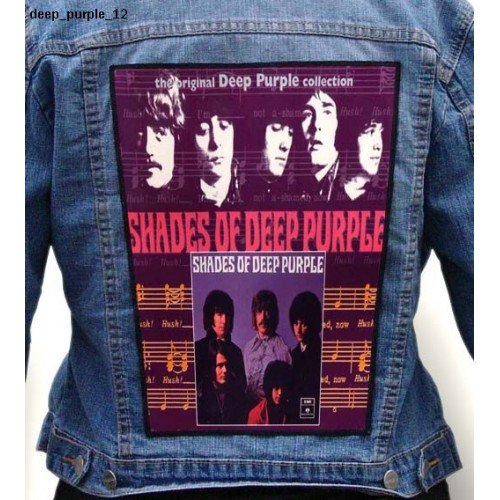 Deep Purple 12 - Photo Quality Printed Back Patch