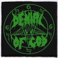 Denial Of God Logo - Small Printed Patch