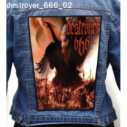 Destroyer 666 02 - Photo Quality Printed Back Patch