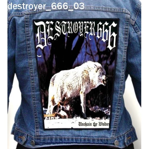 Destroyer 666 03 - Photo Quality Printed Back Patch