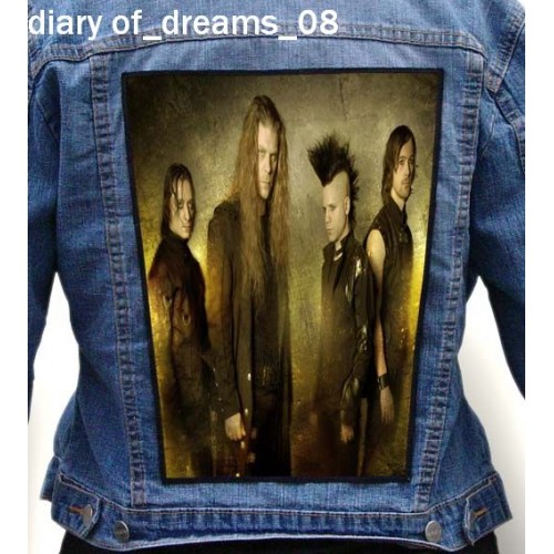 Diary Of Dreams 08 - Photo Quality Printed Back Patch