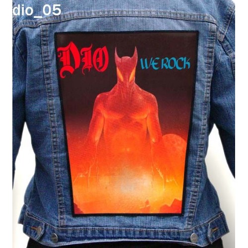 Dio 05 - Photo Quality Printed Back Patch