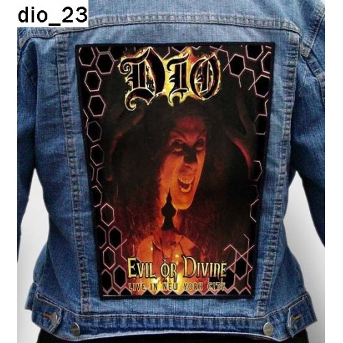 Dio 23 - Photo Quality Printed Back Patch