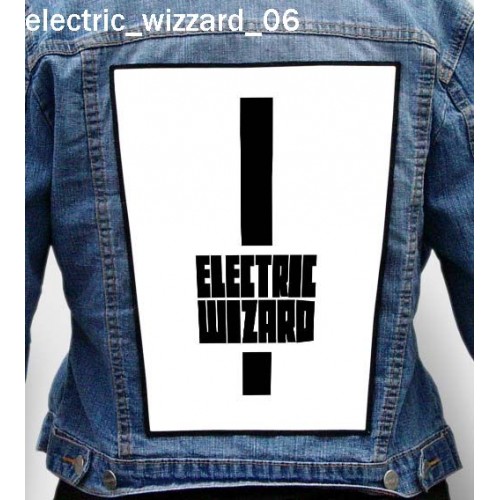 Electric Wizzard 06 - Photo Quality Printed Back Patch