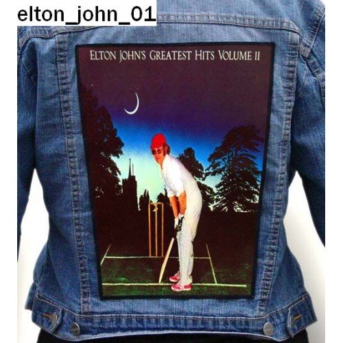 Elton John 01 - Photo Quality Printed Back Patch