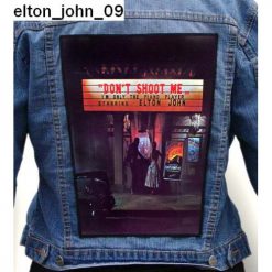 Elton John 09 - Photo Quality Printed Back Patch