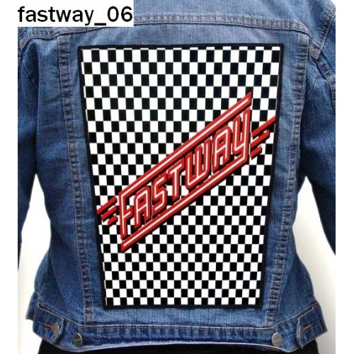Fastway 06 - Photo Quality Printed Back Patch